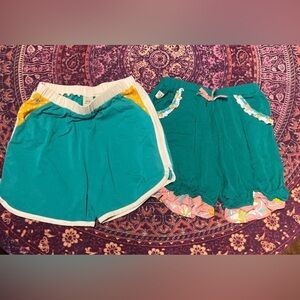 Wildflowers Rosie Shorts Girls Size 12 Floral EUC 2 Pairs